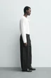 Джинси Zara Wide Fit чорний 0840/407/800 34 - зображення 4