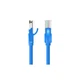 Патч-корд 0.5м, UTP cat 6 RJ-45 blue Vention (IBELD) - изображение 4