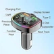 Автомобільний FM-трансмітер Bluetooth 5.0 FM-передавач (2 USB + Type-C) — модулятор, MP3-плеєр, Bluetooth-ресивер - зображення 4
