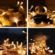 Светодиодная гирлянда Koopower, набор из 2 шт по 6 м (50 LED), теплый белый свет, с таймером и 8 режимами, IP65 - изображение 3