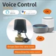 Умный Wi-Fi кран для воды 1″ DN25 с электроприводом, управление Tuya Smart / Smart Life, Черный - изображение 6