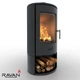Чугунная печь камина Ravan Auron box 12 кВт на дровах - изображение 3