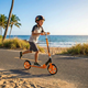 Самокат двухколесный складной с колесами 200мм Scooter 5252-1 Orange - изображение 8