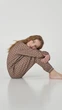Комбінезон дитячий ellen тепла warm feelings gof 62/02/01 116 см коричнева/беж - изображение 2