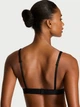 Бралет Victoria's Secret The T-shirt Shine Cotton Wireless Plunge Bralette L Чорний (27189334) - зображення 3