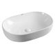 Умывальник накладной Mixxus Premium Ellipse-0105 600х400 овальный, белый (MP6563) - изображение 1