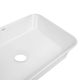 Раковина накладная Qtap Virgo 550х380 прямоугольная, белая (QT18116308W) - изображение 4