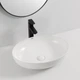 Умывальник накладной Mixxus Premium Ellipse-0102 515х400 овальный, белый (MP6551) - изображение 2