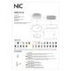 Раковина накладная Nic Design Semplice 600x400 овальная, белая матовая (001377003) - изображение 3