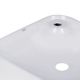 Раковина накладная Qtap Stork 430х430 квадратная, белая (QT15116137W) - изображение 3