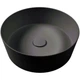 Умывальник накладной Hatria Happyhour 440x440 круглый, черный матовый (A0Y1VG02) - изображение 1
