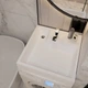 Раковина над стиральной машиной Amidicon Breeze 50 600х500 из литого камня, белая глянцевая - изображение 6