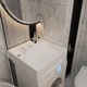 Раковина над стиральной машиной Amidicon Breeze 50 600х500 из литого камня, белая глянцевая - изображение 7
