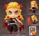 Коллекционная фигурка статуэтка Кеджуро Ренгоку Kyojuro Rengoku Клинок уничтожающий демонов Demon Slayer Kimetsu no Yaiba аниме фигурка, 10 см - изображение 1