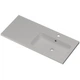 Раковина врезная Amidicon Rodeo 100R 1000х450 из литого камня, белая глянцевая - изображение 2