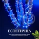 Гирлянда Нить уличная 30 м 300 LED Синяя белый провод гирлянда на улицу 8 режимов работы гирлянда нитка - изображение 7