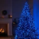 Гирлянда Нить уличная 30 м 300 LED Синяя белый провод гирлянда на улицу 8 режимов работы гирлянда нитка - изображение 2