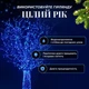 Гирлянда Нить уличная 30 м 300 LED Синяя черный провод гирлянда на улицу 8 режимов работы гирлянда нитка - изображение 9