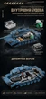 Конструктор 12GO 96005 Abrams-X, 2116 деталей — детализированная модель американского танка с поворотной башней, подвижными гусеницами и возможностью установки радиоуправления. - изображение 6