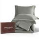 Комплект постільної білизни Lovely Svi сатин люкс 300ТС (135г/м2) Євро Green (200326) - зображення 1