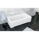 Ванна прямая акриловая Besco Modern 160*70 без ножек - изображение 3