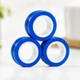 Антистрес іграшка Магнітні кільця Magnetic Rings, спінер для рук, Синій (Fidget Rings) - зображення 1