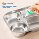 Ланч-бокс MAXCOOK MCFT5555 з нержавіючої сталі 304 на 4 відділення з приборами, 1.6 л - зображення 8