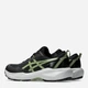 Чоловічі кросівки для трекінгу ASICS Gel-Venture 11 1011C160-004 45 (11US/10UK) 28.5 см Чорний/Зелений (4571633765605) - зображення 4