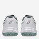 Мужские кроссовки для волейбола ASICS Upcourt 6 1071A104-107 44 (10US/9UK) 28 см Белый/Бирюзовый (4571633961229) - изображение 4