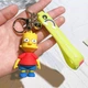 Брелок Барт Симпсон Симпсоны Bart Simpson фигурка игрушка для ключей, рюкзака, сумки 6.5см - изображение 7