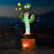 Танцюючий кактус співаючий з підсвічуванням, 58 пісень, 31 см Dancing Cactus - зображення 2