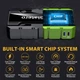 Пусковий пристрій Giatero 001B 4000А Peak 12800mAh Бустер для авто з функцією Power Bank + ліхтар має чохол (твердий футляр) - изображение 3
