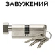 Циліндровий механізм завужений легкий ALUM 68+knob mm хром - изображение 1
