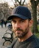 Бейсболка фулка STRETCH COTTON на резинке с вышивкой NY темно-синего цвета M (57-58 см) - изображение 9