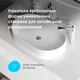 Раковина накладна AM.PM Func овальна, 61 см, білий глянець (MFAWCC20610WG) - изображение 5