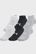 Носочки Under Armour унисекс 47-50 Черный-белый-серый (155802) - изображение 1