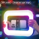 Студийная LED Лампа RGB U200 емкостью 4000mAh 3 крепления для смартфона типа Cold Shoe мощностью 20Вт. - изображение 3