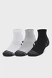 Носочки Under Armour унисекс 47-50 Черный-белый-серый (155780) - изображение 1