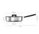 Сковорода з кришкою Fiskars Hard Face 26 см 1052248 - изображение 2