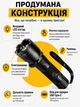 Ручной фонарик аккумуляторный с отпугивателем от животных и собак для безопасности с LED линзой и металлическим корпусом с чехлом - изображение 5
