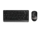 Комплект беспроводной A4Tech FG1110 (Grey) Fstyler клавиатура+мышь, черно-серый, USB - изображение 1