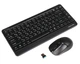 Комплект клавіатура+мишка A4Tech FG1112 (Black) Fstyler, бездротовий, чорний колір - зображення 4
