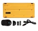 Комплект клавиатура+мышка A4Tech FG1110 (Bumblebee) Fstyler, беспроводной, черно-желтый цвет - изображение 6