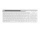 Клавіатура бездротова A4Tech FBK25 (White) Fstyler, (BT + 2.4 ГГц), з акумулятором, quiet key, колір білий - зображення 1