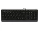 Клавиатура A4Tech FKS10 (Grey), Fstyler Sleek MMedia Comfort, USB, цвет черный+серый - изображение 1