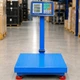 Электронные торговые весы BOBBYTEC TF5201-300 300кг 42х52см голубые с Wi-Fi - изображение 1