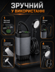 Душ портативний туристичний GK-43 9000 mAh від акумулятора переносний з насосом похідний з помпою та USB зарядкою - зображення 3