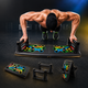 Дошка для віджимань з упорами для різних хватів складна Push Up Rack Board JT 006 Чорна - зображення 1