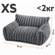 Диван лежак для котів і собак м’який зі знімним чохлом сірий XS 50 x 40 x 20 см (JDT-0851890) - зображення 2