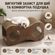 Когтеточка-лежанка для кота RIAS SC-47 з будиночком 47×22×23 см Brown (3_08470) - зображення 3